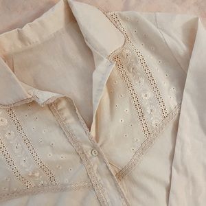 Vintage Cropped Blouse